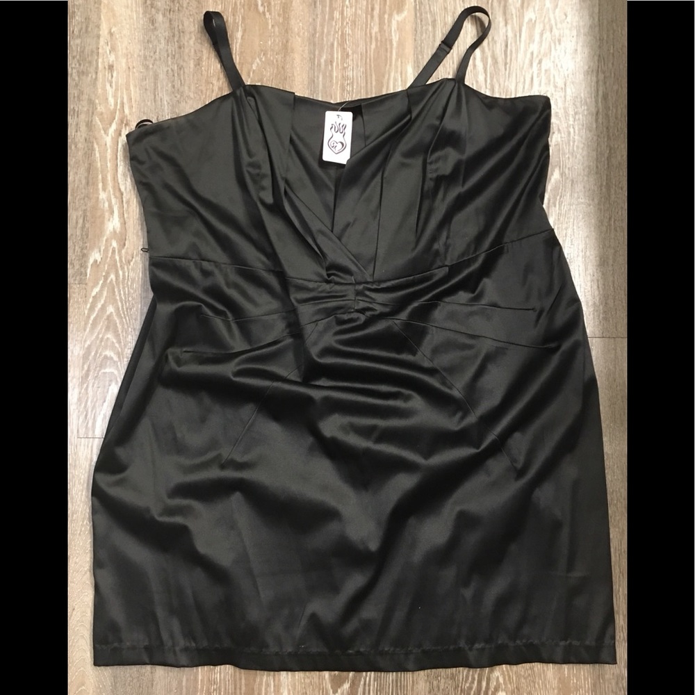 Torrid Black Spaghetti Strap Cocktail Dress